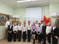 В музее
