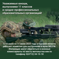 Вниманию выпускников