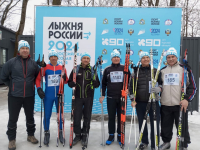 Суджанская команда на «Лыжне России»!