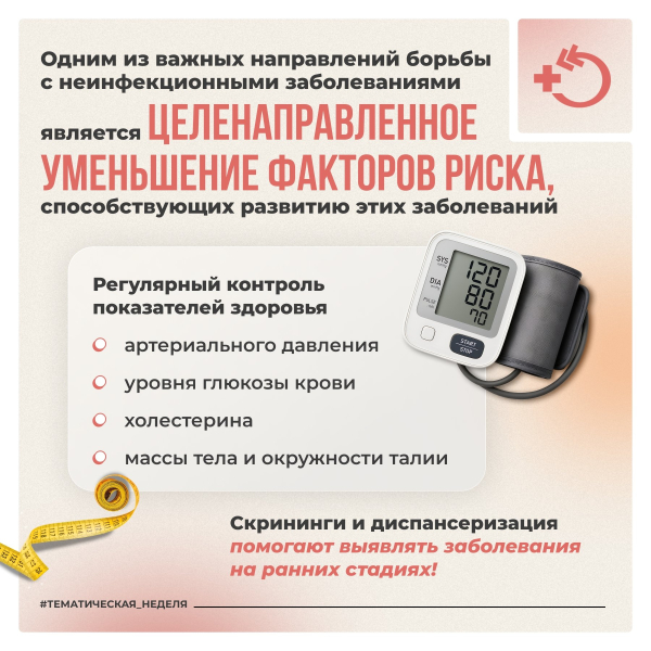 Неделя профилактики неинфекционных заболеваний