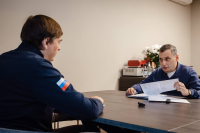 Глава Минпросвещения РФ Сергей Кравцов провел в Курске встречу с Александром Хинштейном