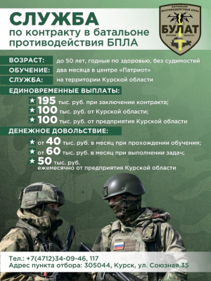 В Курской области создается спецбатальон для борьбы с БПЛА